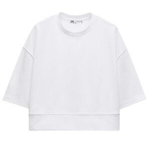 NWT Zara Cropped Shirt